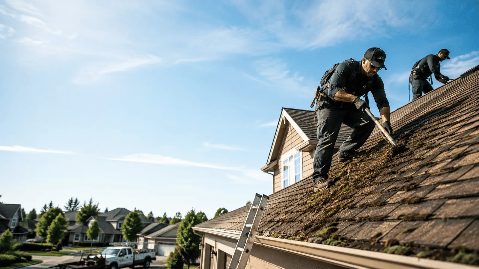 Roof Moss Removal in Pennsylvania near me
